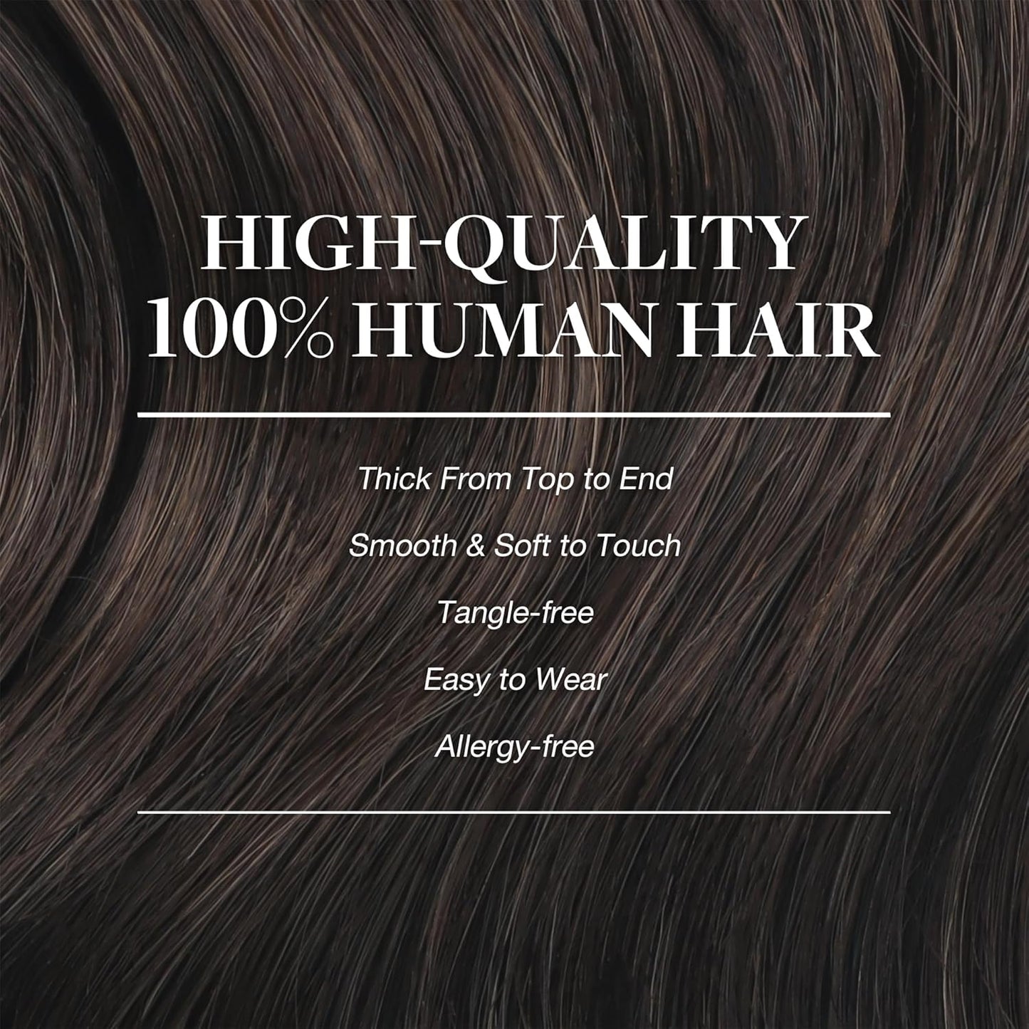 Clip in Hair Extensions Real Human Hair, Remy Human Hair Extensions Clip ins for Women, Natural Human Hair, 20inch 150g 9Pcs, 2 Dark Brown