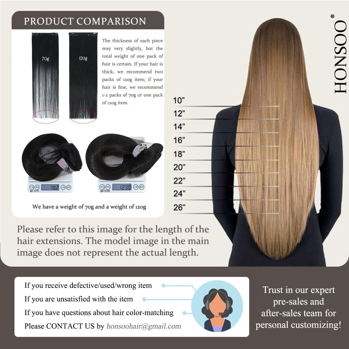 Clip in Real Human Hair, Balayage Hair Extensions Mixed Bleach Blonde 12inch 70g 7pcs Straight Silky Blonde Heat Safe Hair