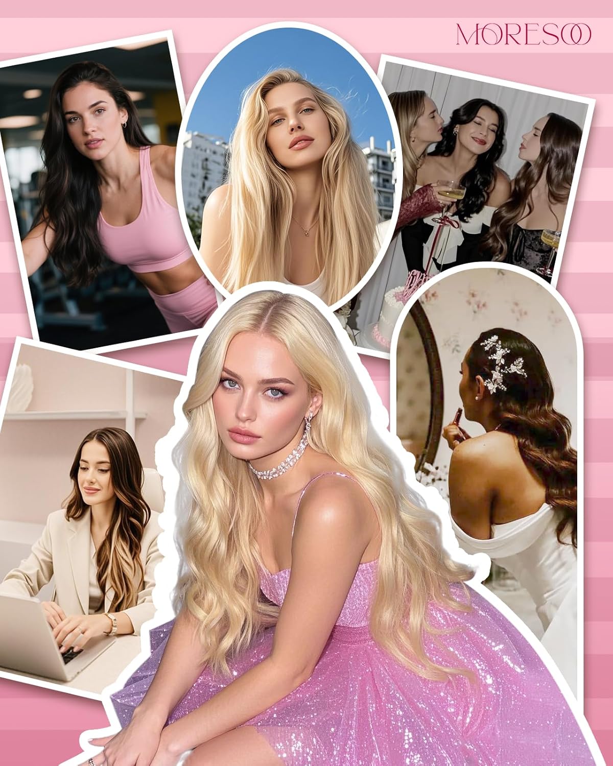 Microlink Hair Extensions Human Hair Jet Black Micro Bead Hair Extensions Real Human Hair Black Micro Link 24 inch Extensions for Women 50G/50S